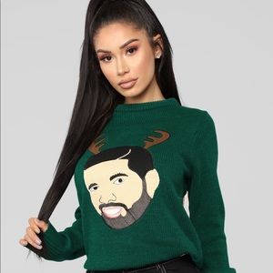 Ugly Christmas Sweater Drake With 